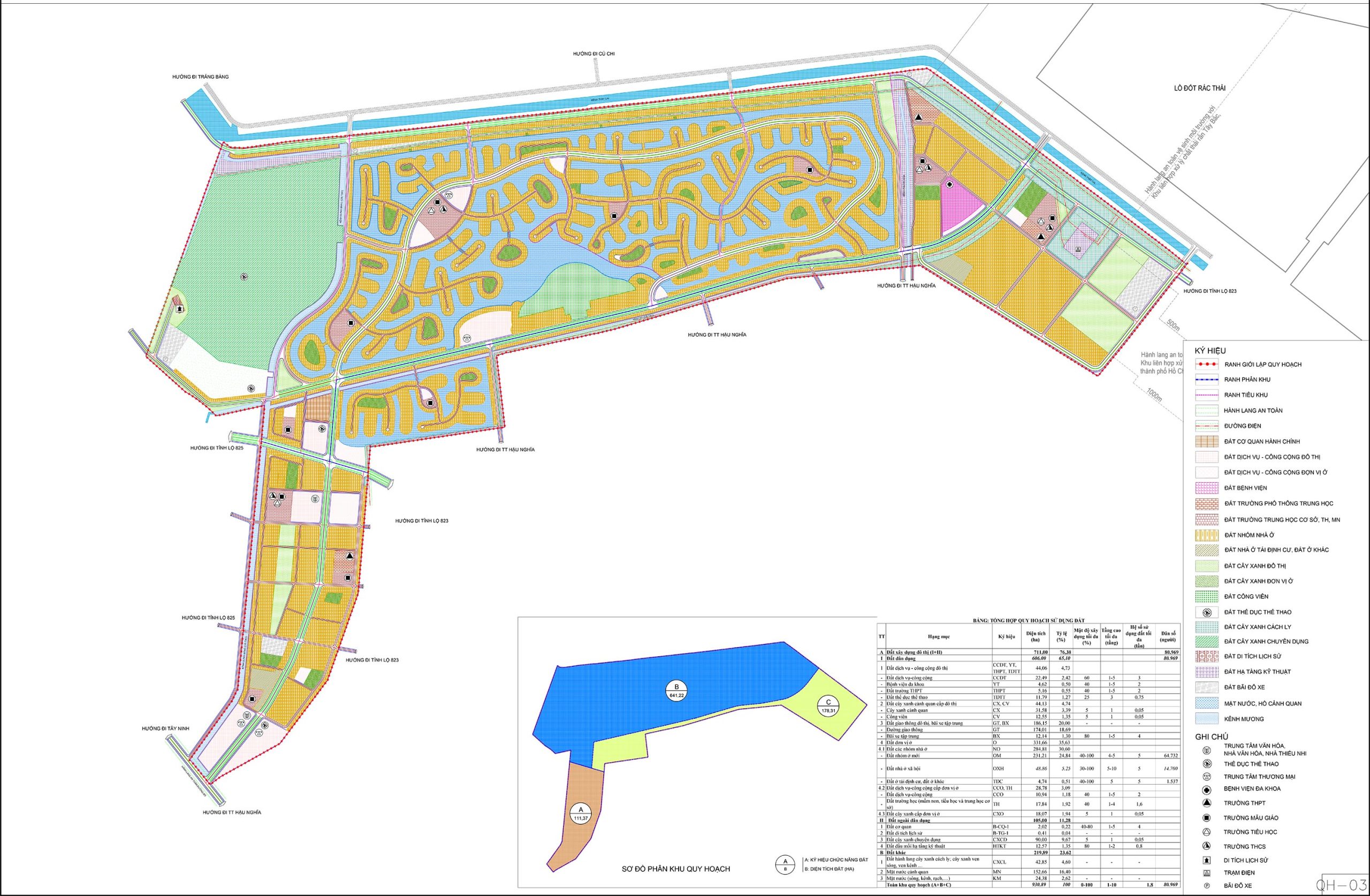 Mặt bằng dự án Vinhomes Tân Mỹ