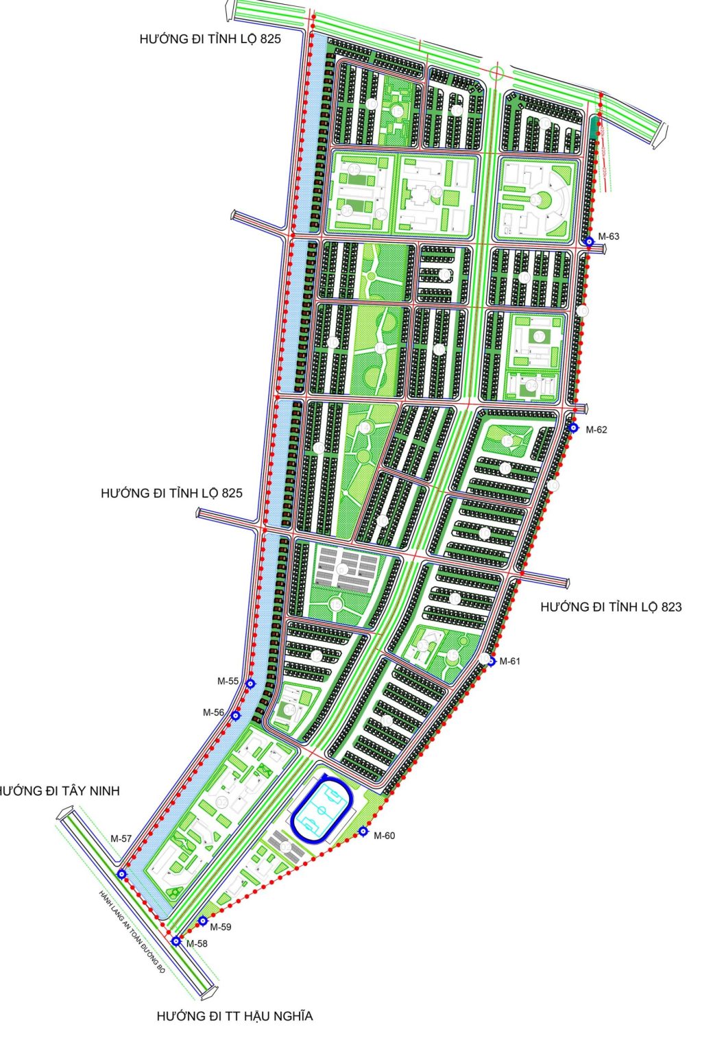 Phân Khu A Vinhomes Tân Mỹ Long An